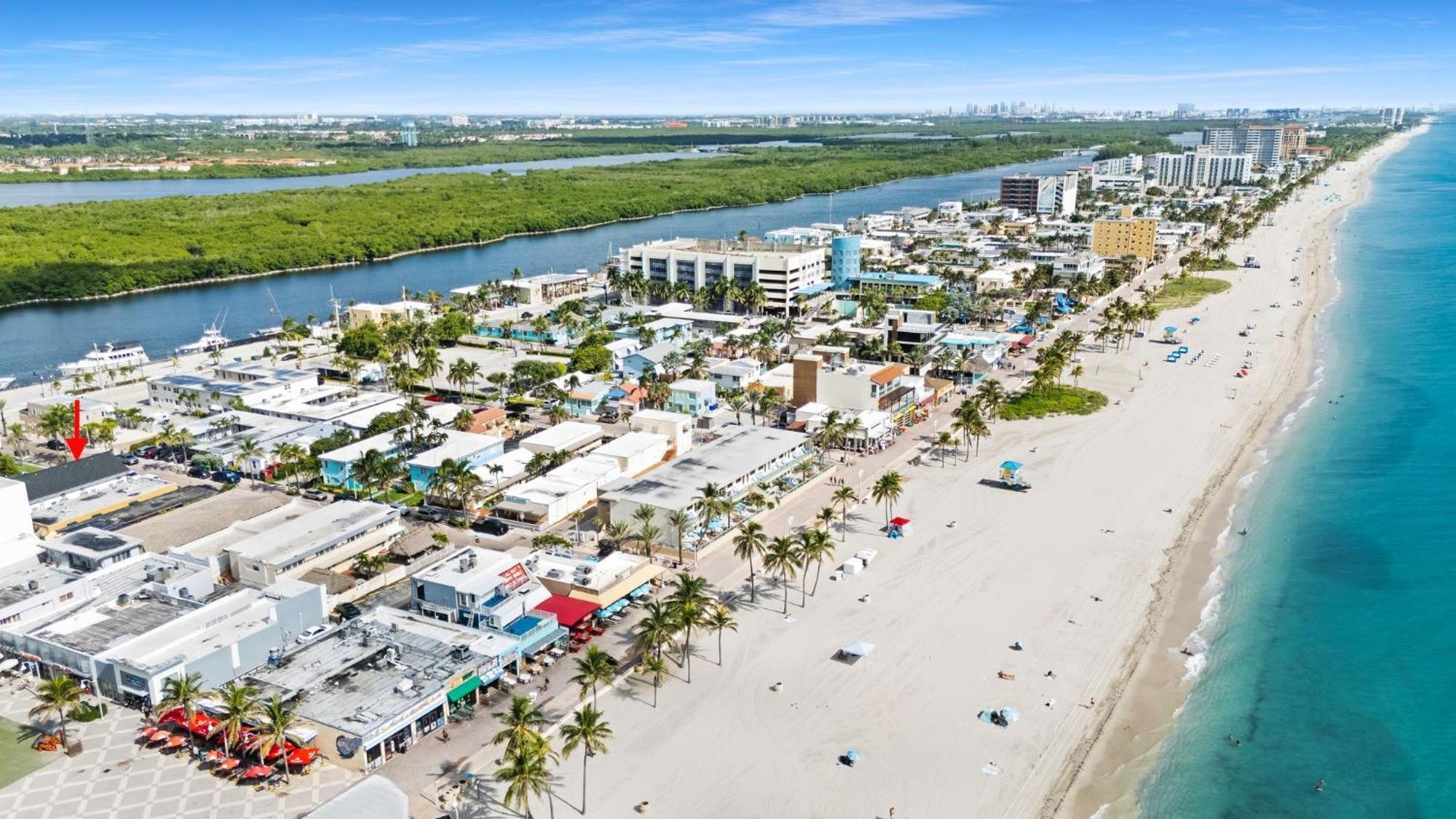 Oceanside Boutique Loft Apt Cozy Beach Unit # 7 Hollywood Eksteriør bilde